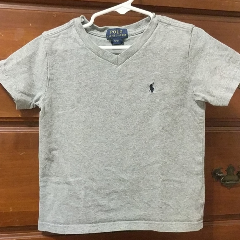 Polo Ralph Lauren Boys Heather Grey T-shirt